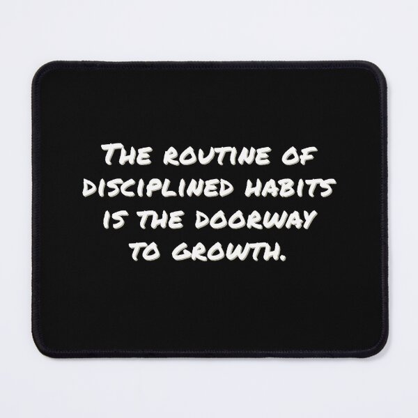 Item preview, (WF) Discipline, habits, growth designed and sold by greatvibes4u.