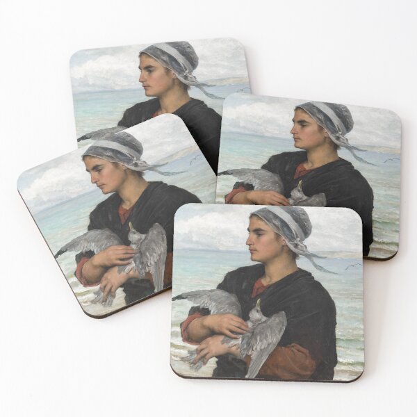 Item preview, The Wounded Seagull by Jules Breton, 1878 designed and sold by Vintage Wall Art.