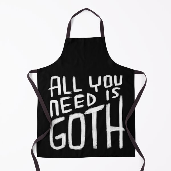 Item preview, All You Need is Goth, Goth Valentine, Funny Goth designed and sold by badlydrawnbabe.