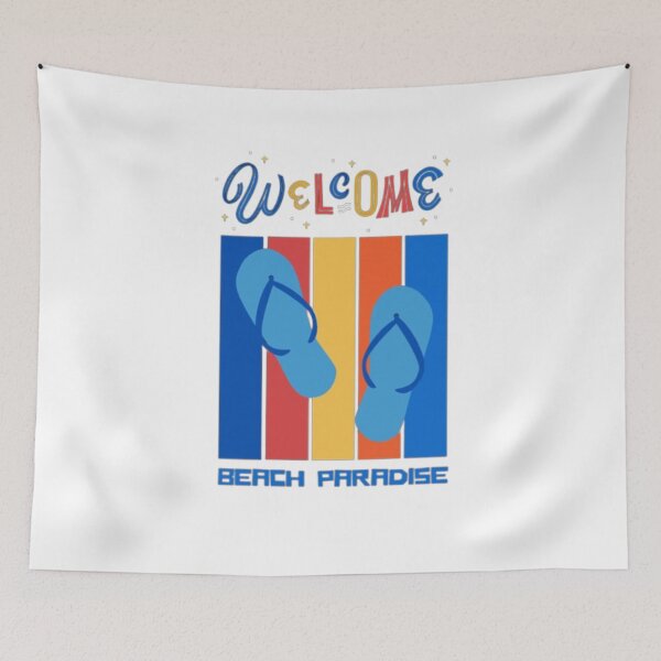 Item preview, Welcome summer brach paradise  designed and sold by DIYArtprinting.