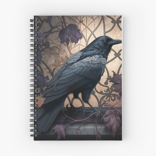 Item preview, Gothic Raven Print, Gothic Crow, Gothic Raven designed and sold by Globuwear.