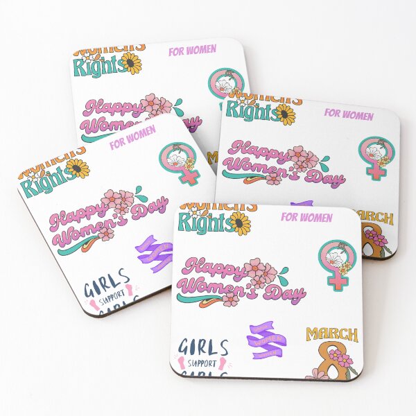 Item preview, womens day-floral symbol-8th march  pack designed and sold by ZoesAttic.