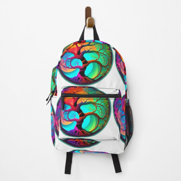 Item preview, Bonzai Tree Fibonacci Style Rainbow Colourful Nature designed and sold by RAGANADesign.