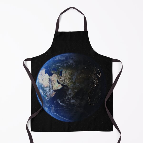 Item preview, Earth in outer space with city lights designed and sold by professorguru.