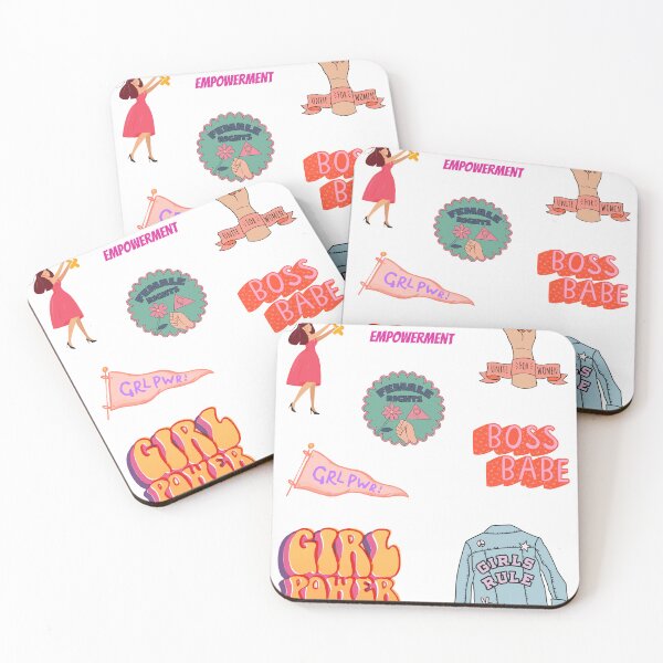 Item preview, womens day-women empowerment-boss babe-girls rule  pack designed and sold by ZoesAttic.