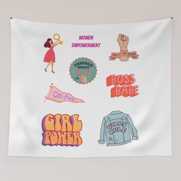 Item preview, womens day-women empowerment-boss babe-girls rule  pack designed and sold by ZoesAttic.