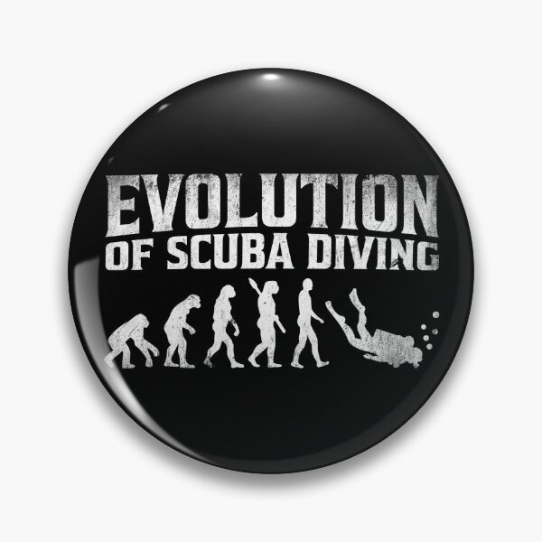 Item preview, Evolution of Scuba Diving | Funny Man Scuba Diver Ocean Dive designed and sold by Creativy.