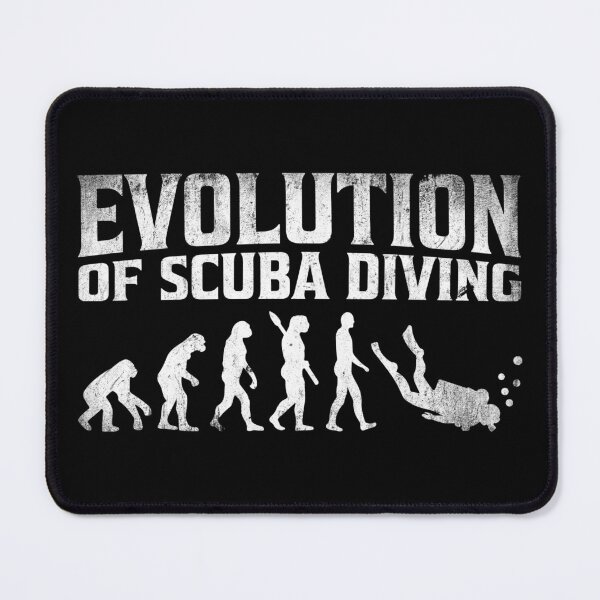 Item preview, Evolution of Scuba Diving | Funny Man Scuba Diver Ocean Dive designed and sold by Creativy.