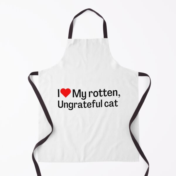 Item preview, I Love My Rotten, Ungrateful Cat! Cute Funny Meme Bumper Sticker Car Decal For Vehicle designed and sold by Ssimo30.