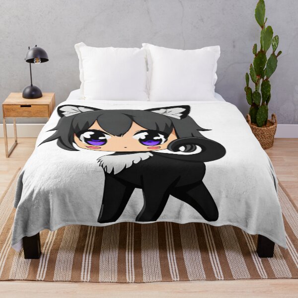 Item preview, Anime Black Cat Girl With Cat Ears designed and sold by withdiamonds.