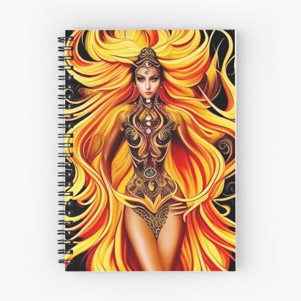 Item preview, fire goddess designed and sold by FineArtworld7.
