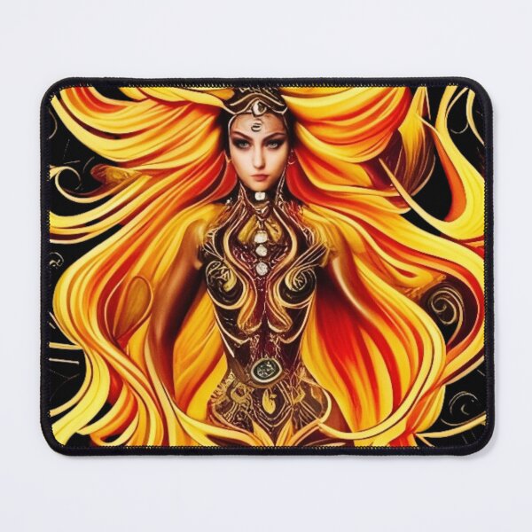 Item preview, fire goddess designed and sold by FineArtworld7.