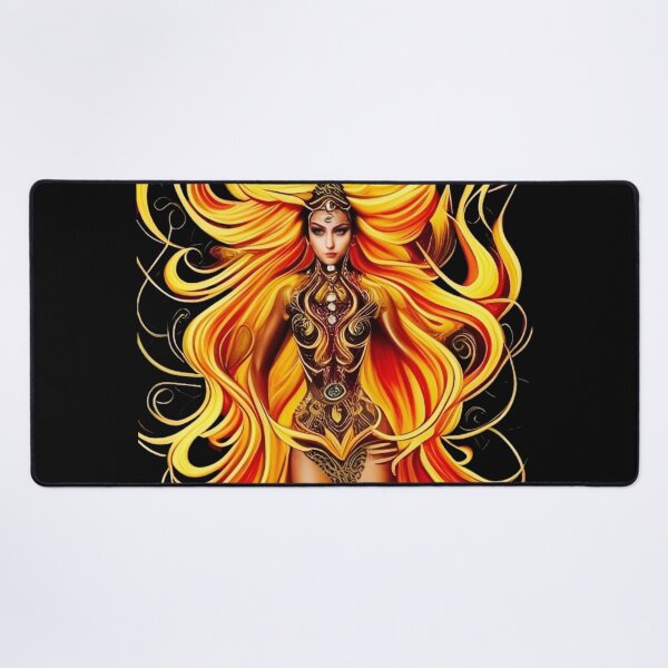 Item preview, fire goddess designed and sold by FineArtworld7.