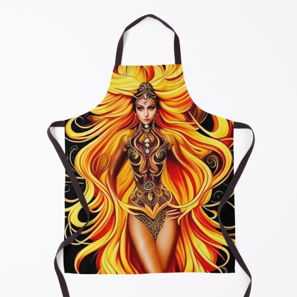 Item preview, fire goddess designed and sold by FineArtworld7.