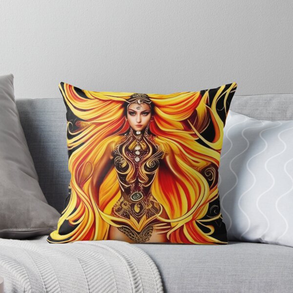 Item preview, fire goddess designed and sold by FineArtworld7.