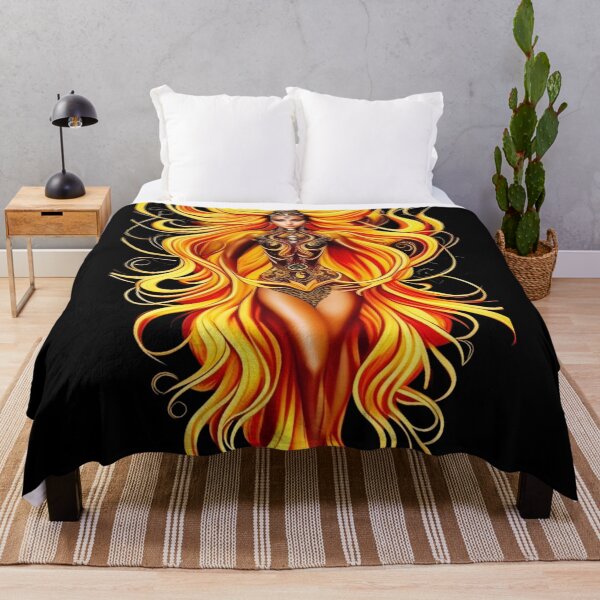 Item preview, fire goddess designed and sold by FineArtworld7.