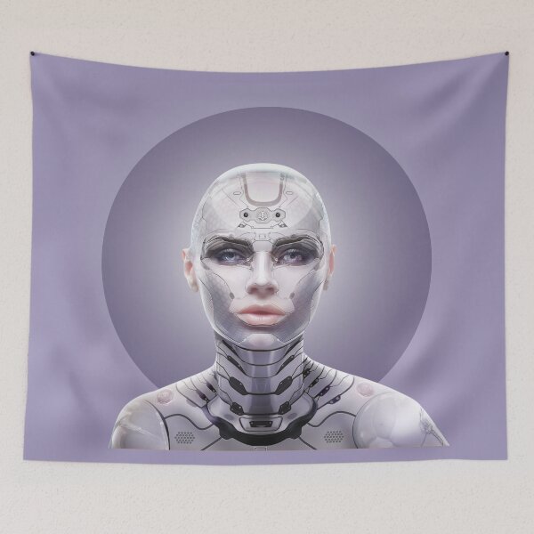 Item preview, robot woman  designed and sold by mark ashkenazi.