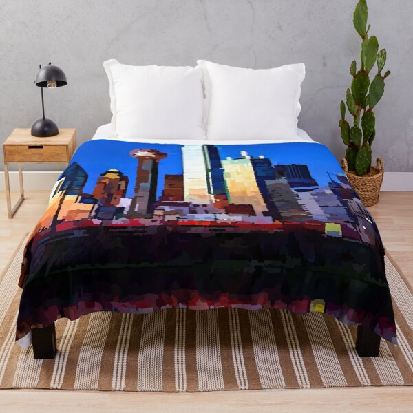 Item preview, Downtown Dallas Texas Rainbow City Skyline designed and sold by Jon-Baran.