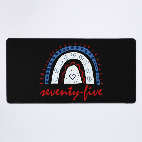 Item preview, Seventy Five Year Old Seventy Fifth Birthday Cute Fun Doodle Boho Rainbow designed and sold by LadySaltwater.