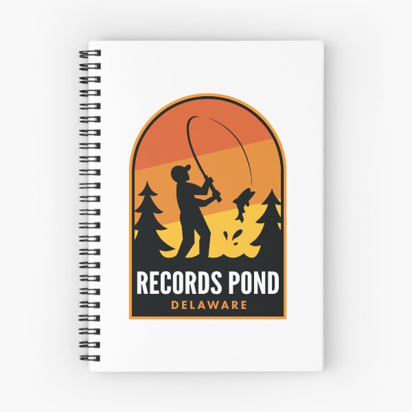 Item preview, Records Pond Delaware Fishing designed and sold by HalpinDesign.