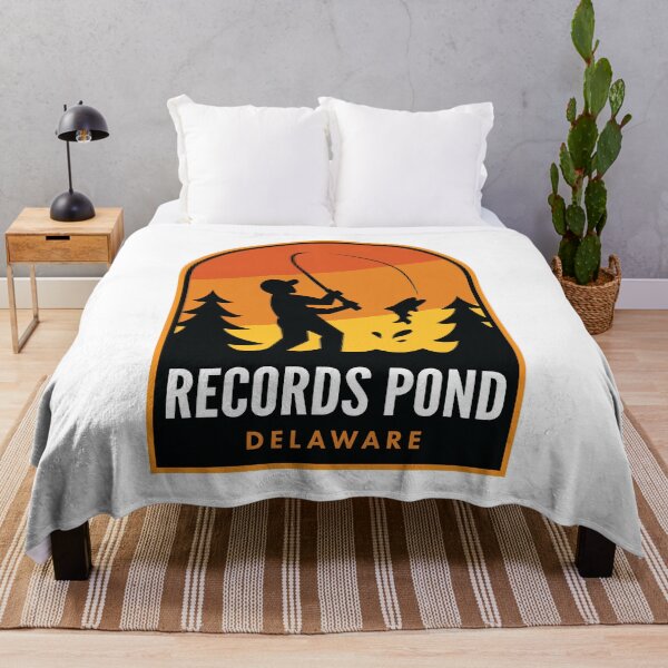 Item preview, Records Pond Delaware Fishing designed and sold by HalpinDesign.