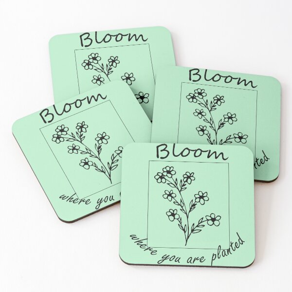 Item preview, Bloom where you are planted - Green designed and sold by 3rdbrewdesign.