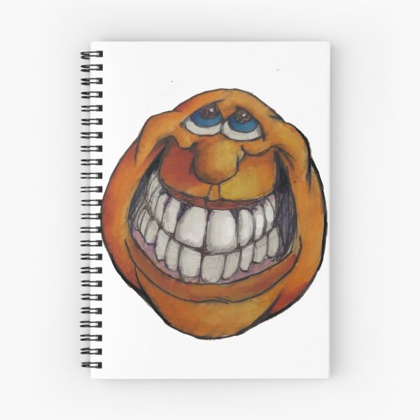 Item preview, Smiling orange face designed and sold by randyenglish.