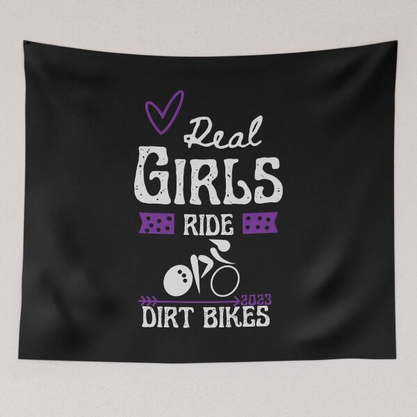 Item preview, Fly Real Girls Ride Dirt Bikes love  designed and sold by myt-shirt.