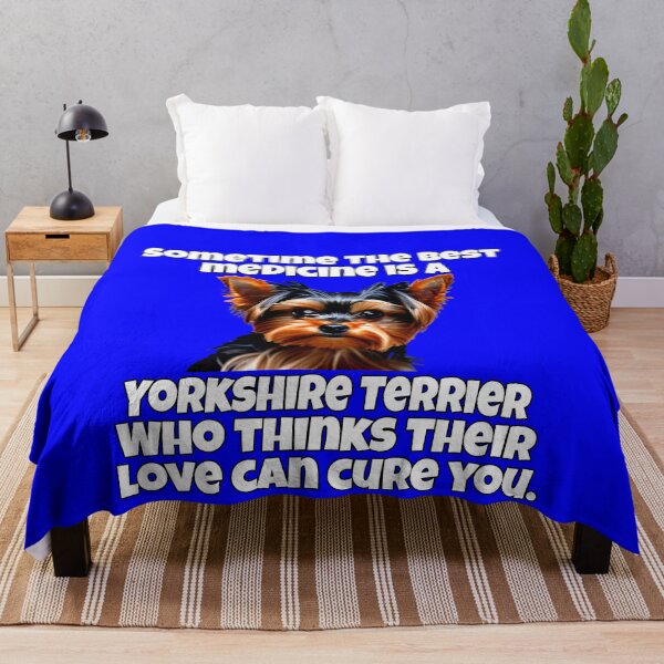 Item preview, Yorkie Yorkshire Terrier Dog Owner Sometime The Best Medicine Is A Yorkshire Terrier designed and sold by fantasticdesign.