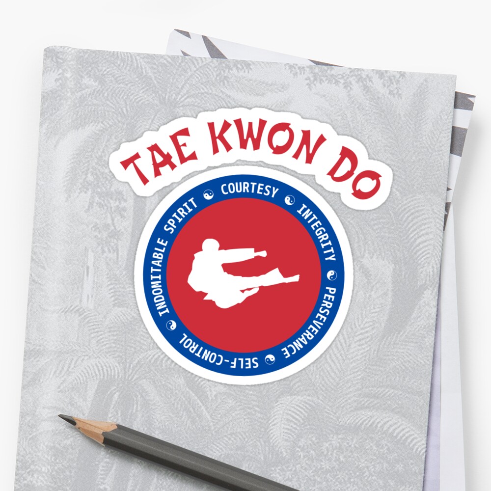 five-tenets-of-taekwondo-posters-by-peppermintclove-redbubble