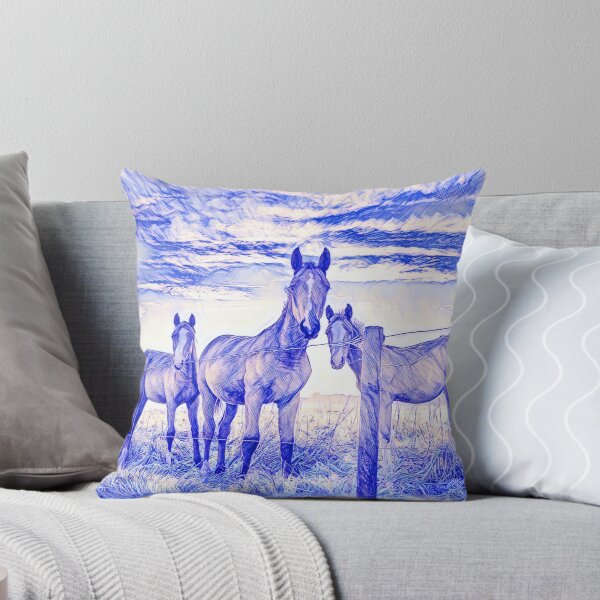 Aperçu de l'œuvre Chevaux sauvages sur un stylo de prairie créée et vendue par UnlockingDesign.