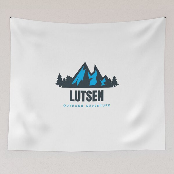 Item preview, Lutsen in North Shore, Cook county,  Minnesota, USA, North America - Mountain Outdoor Adventure Snowboard Ski Hiking Vintage Logo designed and sold by Vintage-TM.