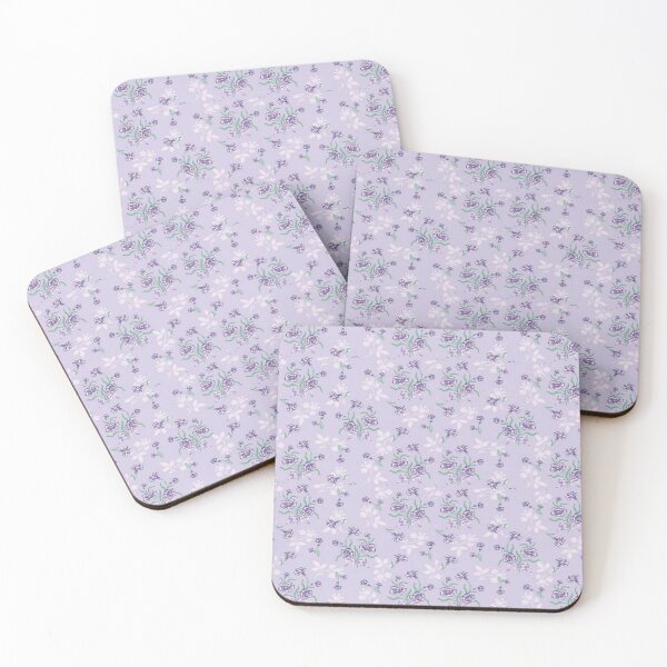 Item preview, Coquette purple lavender floral pattern  designed and sold by Pixiedrop.