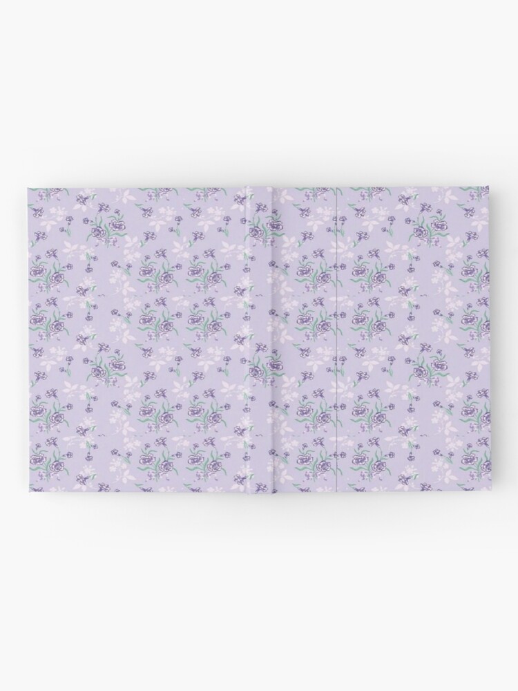 Shabby vintage lavender violet watercolor floral Wrapping Paper by