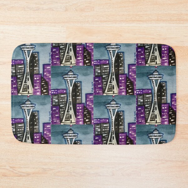 Item preview, Seattle Space Needle Cityscape designed and sold by oceanlady65.