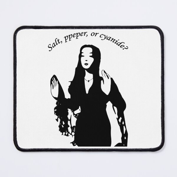 Item preview, Salt, pepper, or cyanide? Morticia Addams   designed and sold by MSartshop.