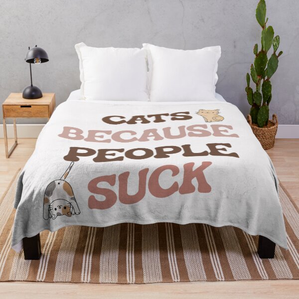 Item preview, Cats Because People Suck designed and sold by HappyLifeCreate.