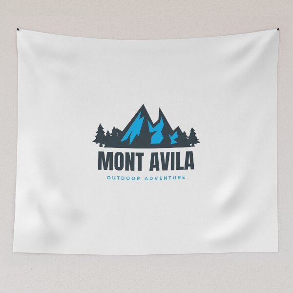 Item preview, Mont Avila in Quebec, the Laurentides Mountains, Canada, North America - Mountain Outdoor Adventure Snowboard Ski Hiking Vintage Logo designed and sold by Vintage-TM.