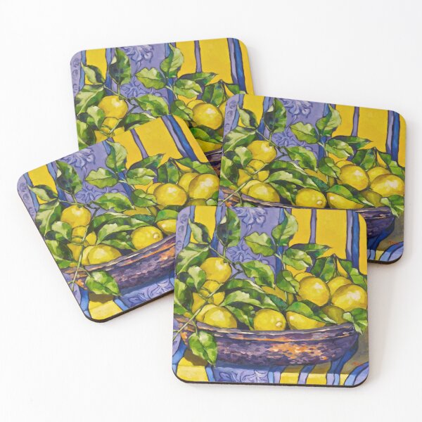 Item preview, 'Provence lemons in a copper bowl’.  designed and sold by Elizabeth Moore Golding.