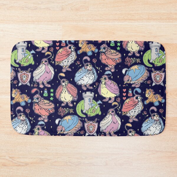 Item preview, Quail Knights and Stars Pastel Pattern designed and sold by Quail and Friends.