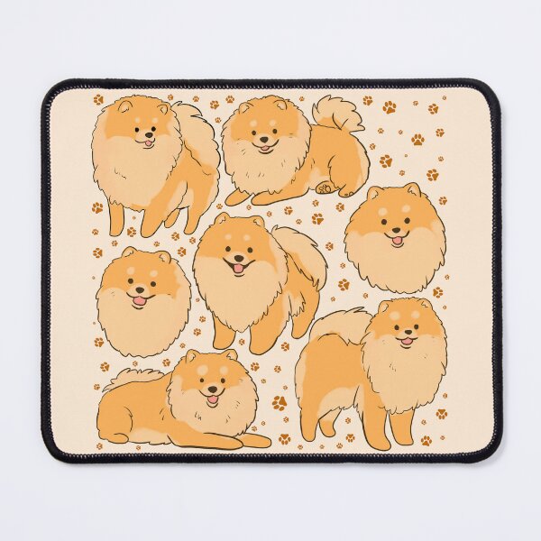Item preview, Cute Pomeranian Pattern - a cute pomeranian dog illustration  designed and sold by Yarafantasyart.