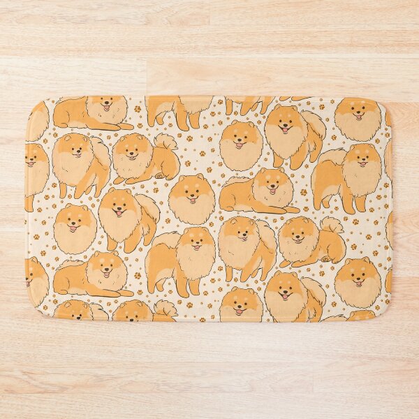 Item preview, Cute Pomeranian Pattern - a cute pomeranian dog illustration  designed and sold by Yarafantasyart.