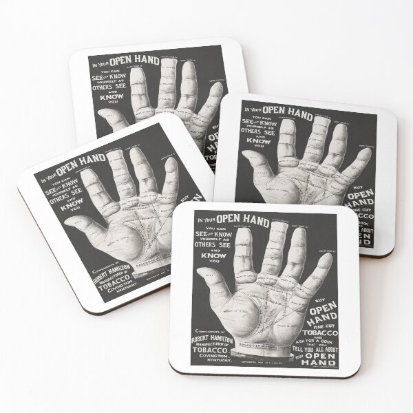 Item preview, Vintage Open Hand Palmistry Print Advertisement 1887 designed and sold by xposedbydesign.