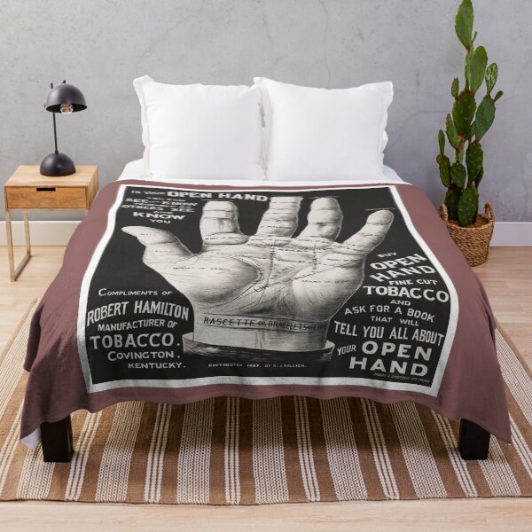 Item preview, Vintage Open Hand Palmistry Print Advertisement 1887 designed and sold by xposedbydesign.