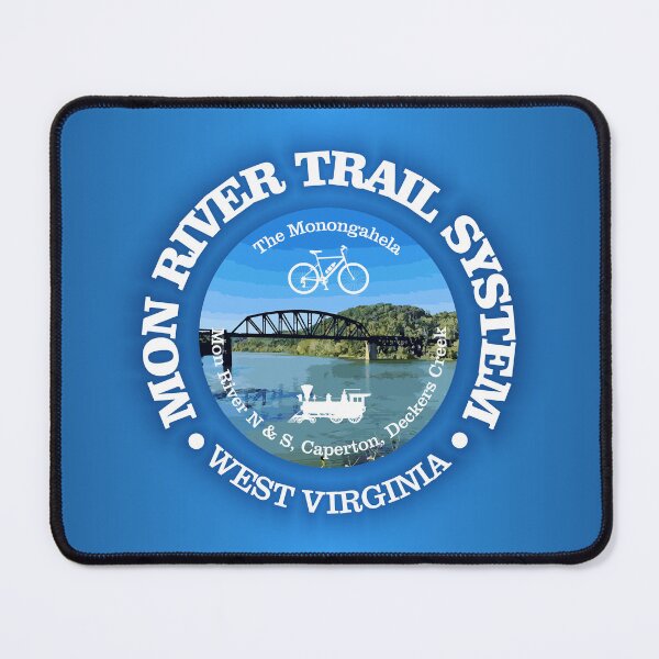 Item preview, Mon River Trail System (cycling c) designed and sold by curranmorgan.
