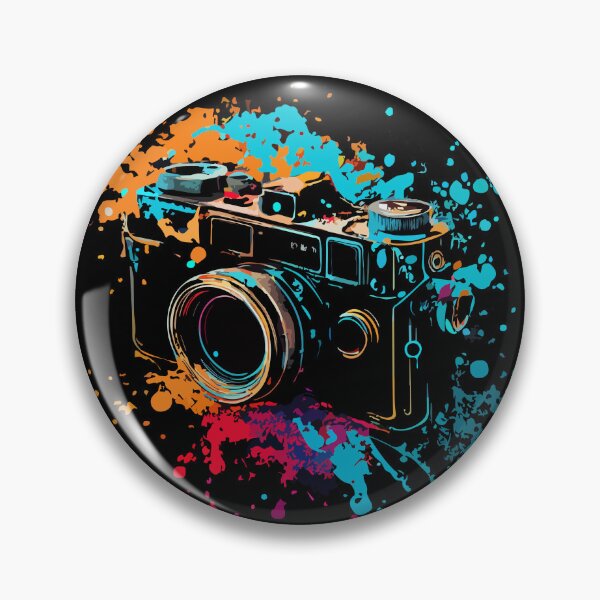 Item preview, Camera with paint streak effect designed and sold by NadiiaSemyroz.
