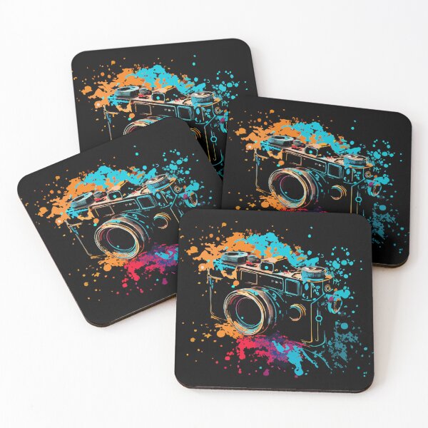 Item preview, Camera with paint streak effect designed and sold by NadiiaSemyroz.