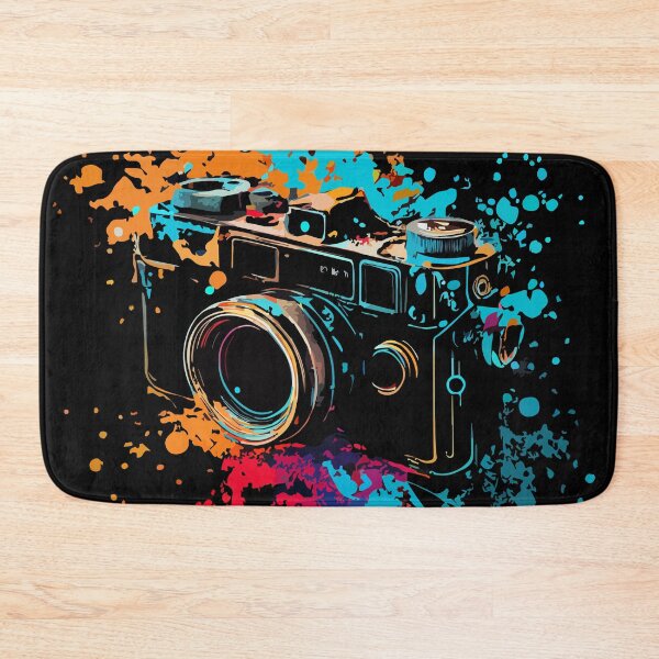 Item preview, Camera with paint streak effect designed and sold by NadiiaSemyroz.