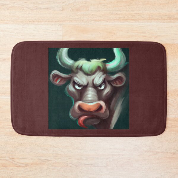 Item preview, Angry cow designed and sold by sikmnxj.