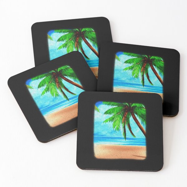 Item preview, Tropical Island Beach Art - Beach Of The Day designed and sold by Sun Sand & Sea Art.